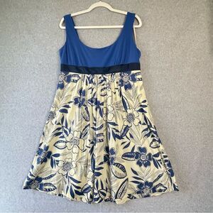 Kathryn Conover Vintage Floral Mini Dress Size 14 #cc